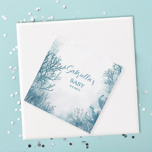 Dreamy Blue Under the Sea Baby Shower Favour Tags