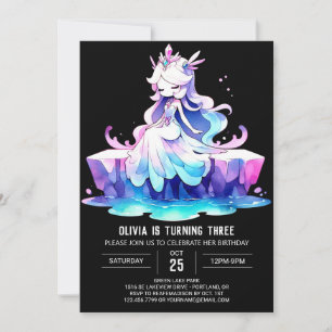 Dreamy Boho Princess Birthday Invitation