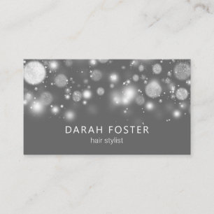 Dreamy Bokeh Hair Stylist Business Card