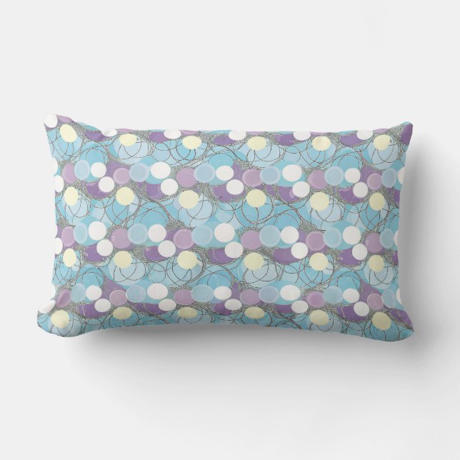 Dreamy Bubble Clouds Accent Pillow (Front)