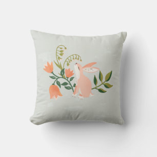 "Dreamy Bunny" Cute, Colorful & Fun Rabbit Art Cushion