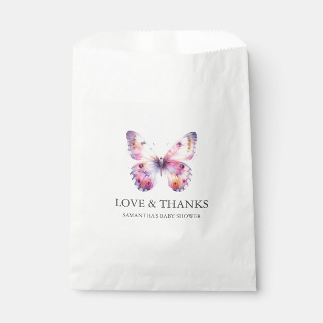 Dreamy Butterfly Favour Bags (Front)