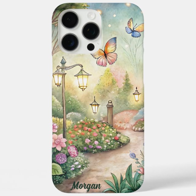Dreamy Butterfly Garden Path - Enchanted Garden Case-Mate iPhone Case (Back)