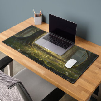 Dreamy Butterfly Meadow Desk Mat | Fantasy Nature
