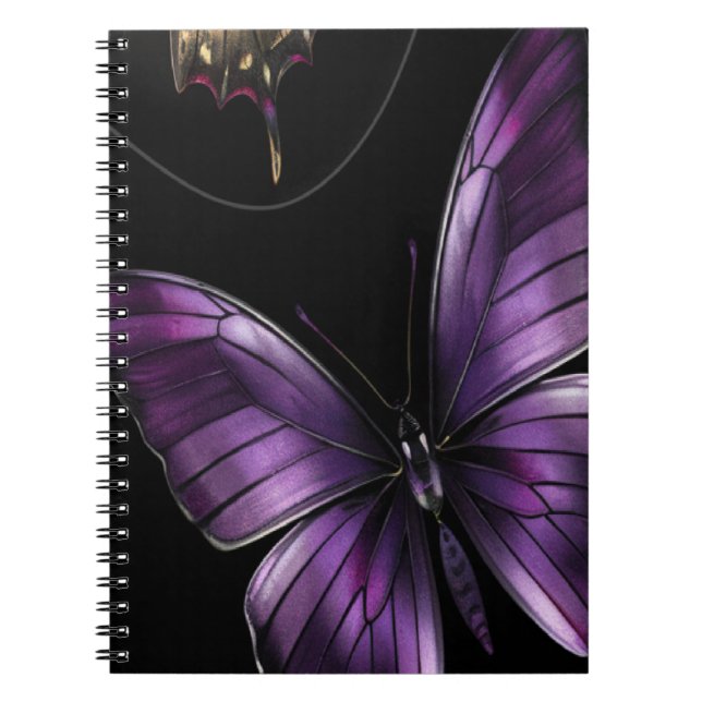 Dreamy Butterfly Pattern Notebook (Front)