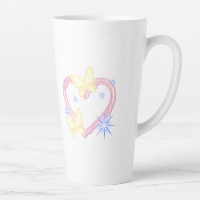 Dreamy Butterfly Sparkle" Mug with a whimsical des (Right)