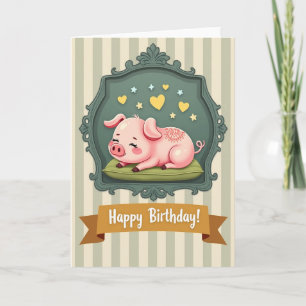 Dreamy Cameo Animal Card