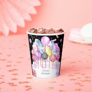 Dreamy Candyland Birthday Paper Cups