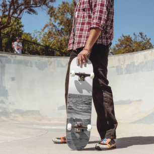 Dreamy Capri Ocean Sunset View 2 -BW Skateboard