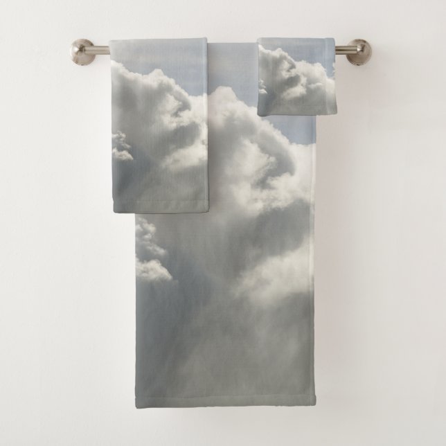 Dreamy Caribbean Clouds 10 Bath Towel Set (Insitu)