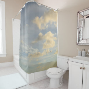 Dreamy Caribbean Clouds 2 Shower Curtain