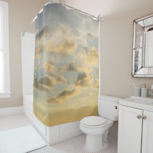 Dreamy Caribbean Clouds 4 Shower Curtain