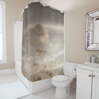 Dreamy Caribbean Clouds 5 Shower Curtain