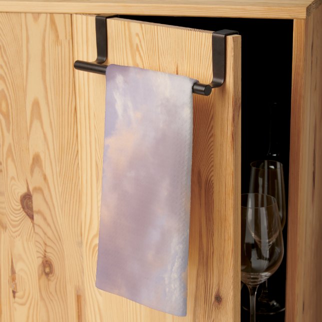 Dreamy Caribbean Clouds 8 - Unicorn Colours Tea Towel (Thirds Fold)
