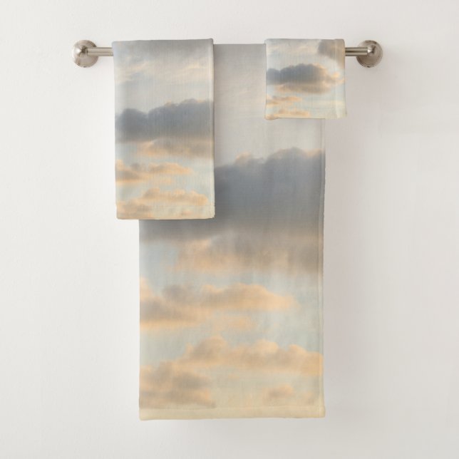 Dreamy Caribbean Clouds 9 Bath Towel Set (Insitu)