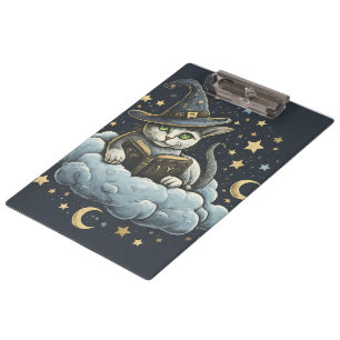 Dreamy Cat Wizard Clipboard