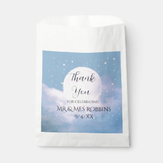 Dreamy celestial wedding bathed in moonlight favour bags