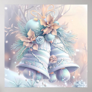 Dreamy Christmas Bell Poster