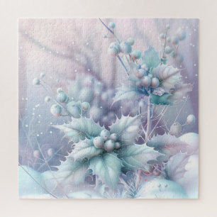 Dreamy Christmas Holly Puzzle