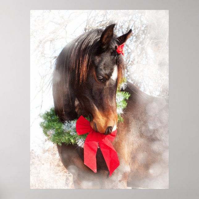 Dreamy Christmas Horse Poster (Front)