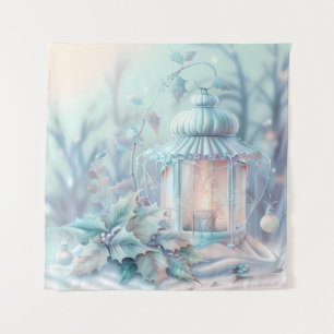 Dreamy Christmas Lantern Tapestry