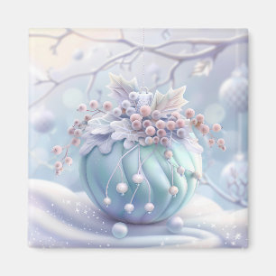 Dreamy Christmas Ornament Magnet