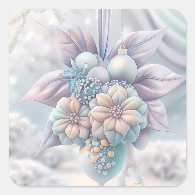 Dreamy Christmas Ornament Sticker (Front)