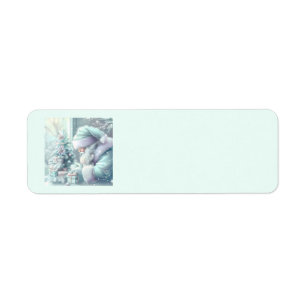 Dreamy Christmas Santa Address Labels