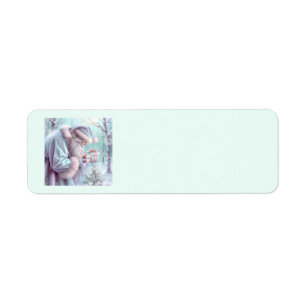 Dreamy Christmas Santa Address Labels
