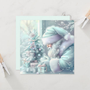Dreamy Christmas Santa Greeting Card
