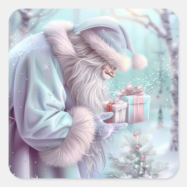 Dreamy Christmas Santa Sticker (Front)
