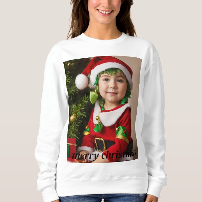 Dreamy Christmas Sweatshirt – Whimsical Watercolou (Front)