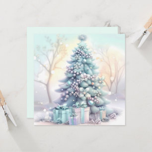 Dreamy Christmas Tree Greeting Card