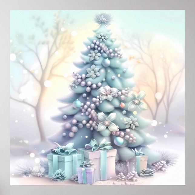 Dreamy Christmas Tree Poster (Front)