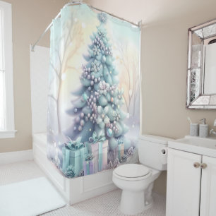 Dreamy Christmas Tree Shower Curtain