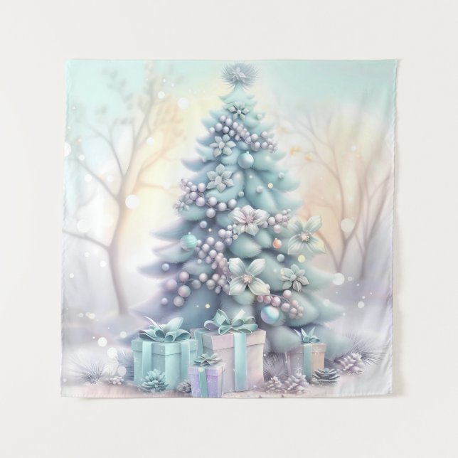 Dreamy Christmas Tree Tapestry (Front)