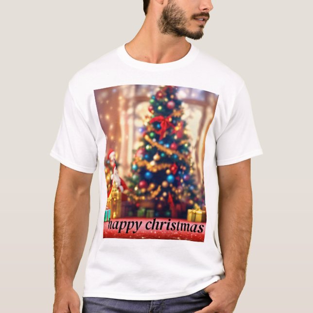 Dreamy Christmas Watercolour T-Shirt (Front)