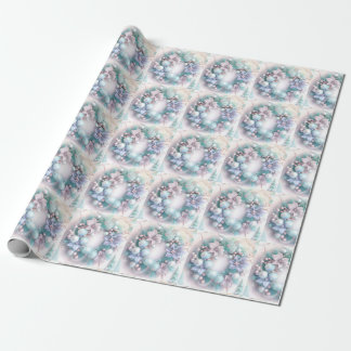 Dreamy Christmas Wreath Wrapping Paper