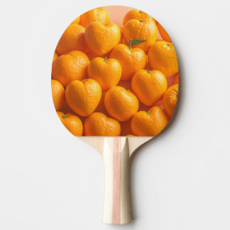 Dreamy Citrus Heart Ping Pong Paddle
