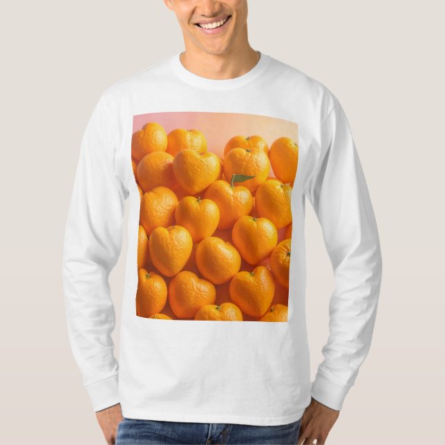 Dreamy Citrus Heart T-Shirt (Front)