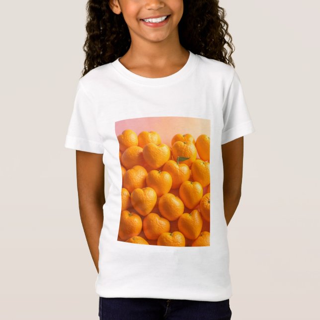 Dreamy Citrus Heart T-Shirt (Front)