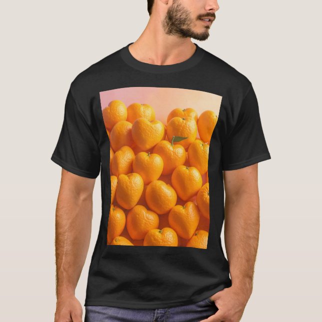 Dreamy Citrus Heart T-Shirt (Front)