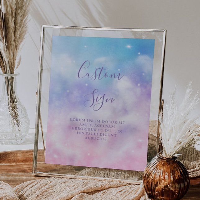 Dreamy Cloud Bridal Shower Custom Sign (Creator Uploaded)