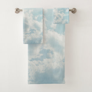 Dreamy Clouds #11 #clouds #wall #art Bath Towel Set