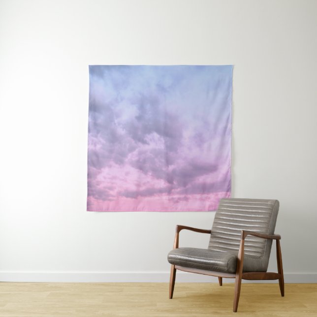 Dreamy Clouds 16 - Caribbean Sunset Tapestry (In Situ)