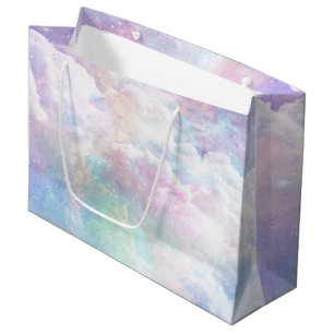 Dreamy Clouds and Stars Large Gift Bag
