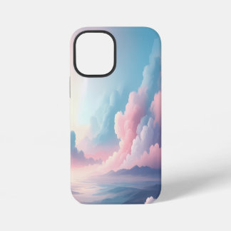 Dreamy Cloudscape — Pastel Sky Fantasy Art iPhone 12 Mini Case