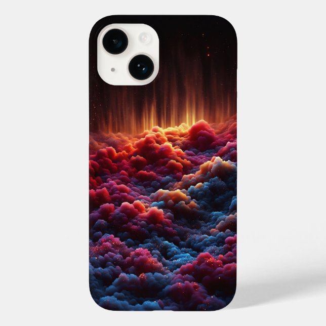 Dreamy Cosmic Nebula Clouds Colourful Galaxy Space Case-Mate iPhone Case (Back)