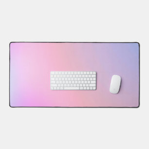Dreamy Cotton Candy Pastel Gradient Desk Mat