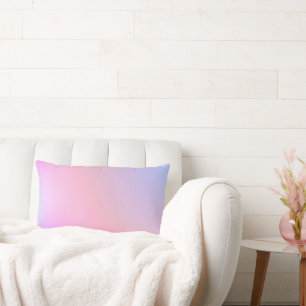 Dreamy Cotton Candy Pastel Gradient Lumbar Cushion